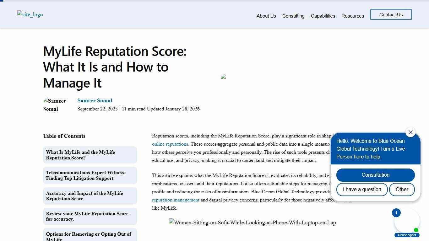 MyLife Reputation Score: Understand and Manage It